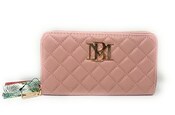 Wholesale - Badgley Mischka Diamond Quilting Long Wallet-Blush